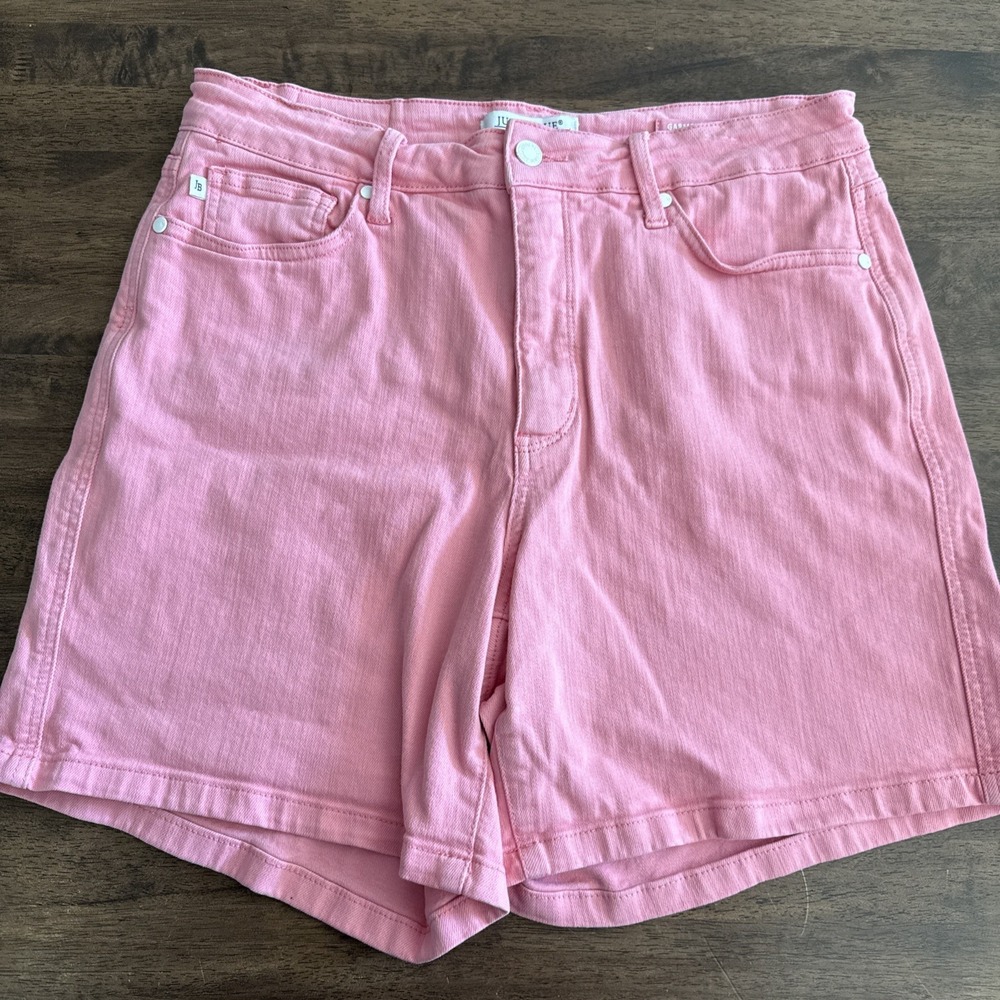 Judy Blue Pink High Waist Women’s Shorts